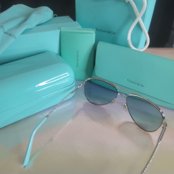Tiffany & Co. Blue Sunglasses and Accessories Set - Picture 10 of 16